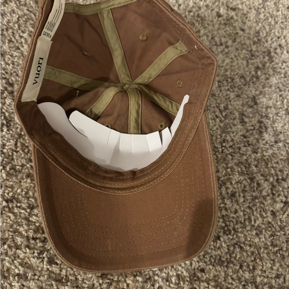 Vuori Ball Cap Hat Camel Tan NWT Unisex Mens Womens Adjustable Logo - Picture 4 of 5